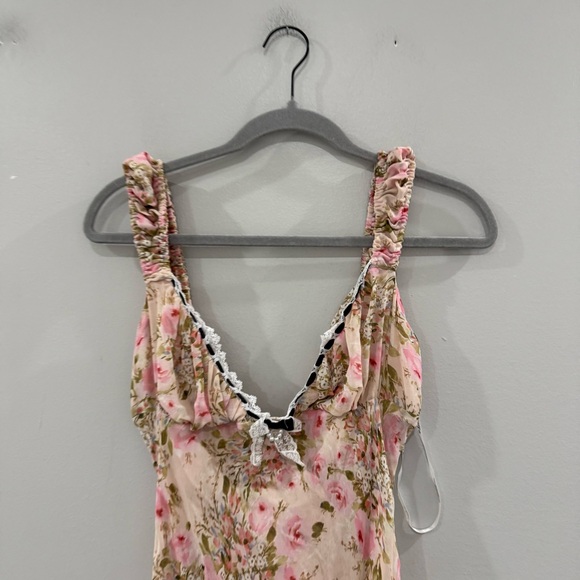 For Love and Lemons Dress Emmaline Maxi in Cream Floral - Picture 8 of 11